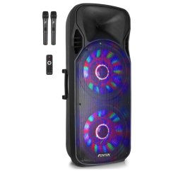 Fenton FT215LED Portable Sound System 2X 15" 1600W