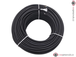 Kabel DMX + Power kabel, 1x2x0,25 + 3G1,5, role 100m