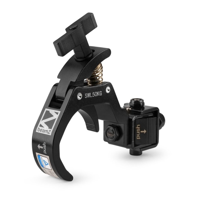 BeamZ BC50B-150F Foldable Quick Release Clamp Black