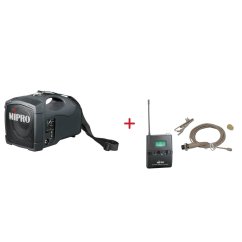 MIPRO MA-101B + MU-55LS – klopová všesměrová sada, tělová