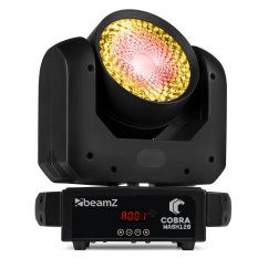 BeamZ Pohyblivá hlava Cobra Wash120 LED s LED kroužkem