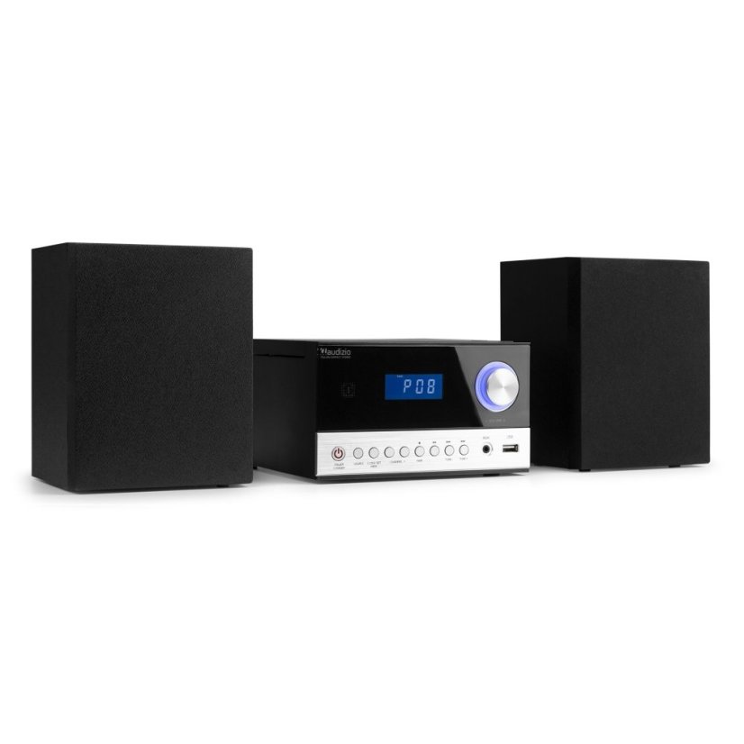 Audizio Toulon Micro HiFi System Black/Silver