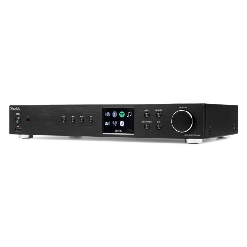Audizio Adria Wi-Fi internetové rádio s DAB+ a Bluetooth, černé