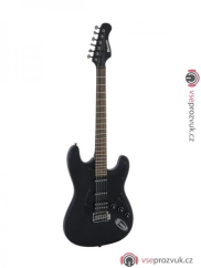 Dimavery ST-312, elektrická kytara, saténově černá