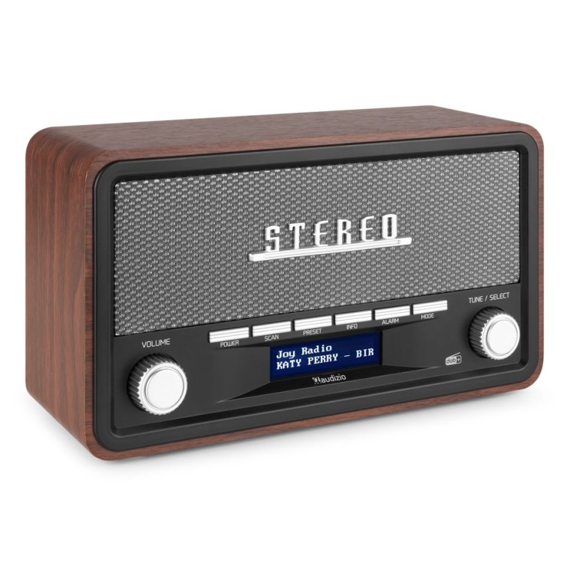 Audizio Foggia Retro DAB+ Rádio Šedá barva