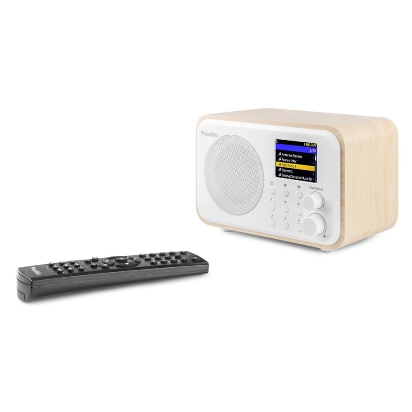 Audizio Vicenza internetové rádio s Wi-Fi, DAB+ a baterií, bílé