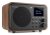 Audizio Milan přenosné rádio FM/DAB+ s baterií, dřevo