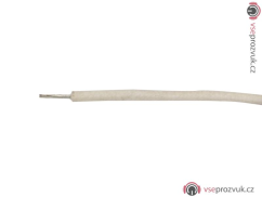 TAD kabel pletený White pro Fender, Gibson, Push back, stranded 22awg