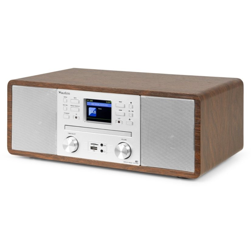 Audizio Avola Digital music system CD/BT/DAB+/Internet silver