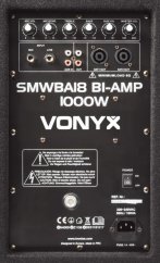 Vonyx SMWBA18 Bi-Amp subwoofer 18" 1000W