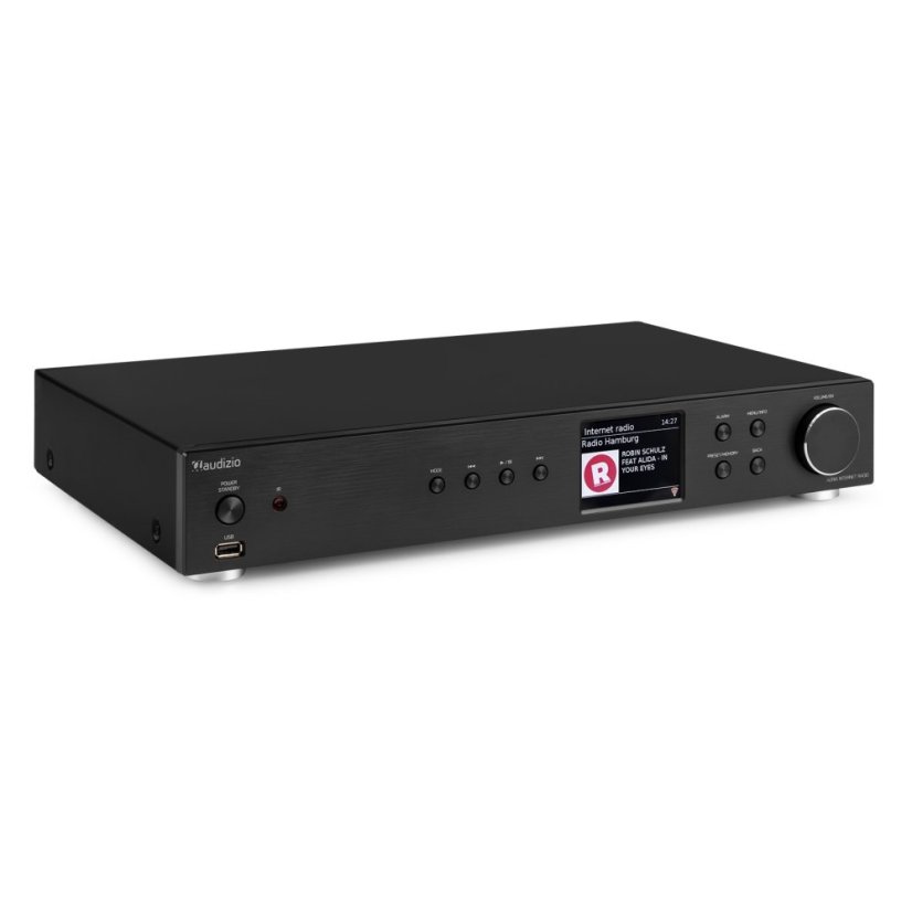 Audizio Adria Wi-Fi internetové rádio s DAB+ a Bluetooth, černé