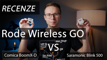 RODE wireless GO - RECENZE vs Saramonic Blink500 vs Comica BoomX-D - bezdrátový mikrofon (mikroport)
