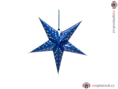 Star Lantern, papírová hvězda 50cm, modrá