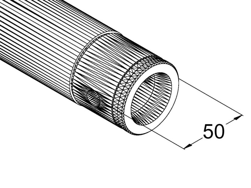 ALUTRUSS SINGLELOCK SP-S3000 QUICK-LOCK, trubka černá