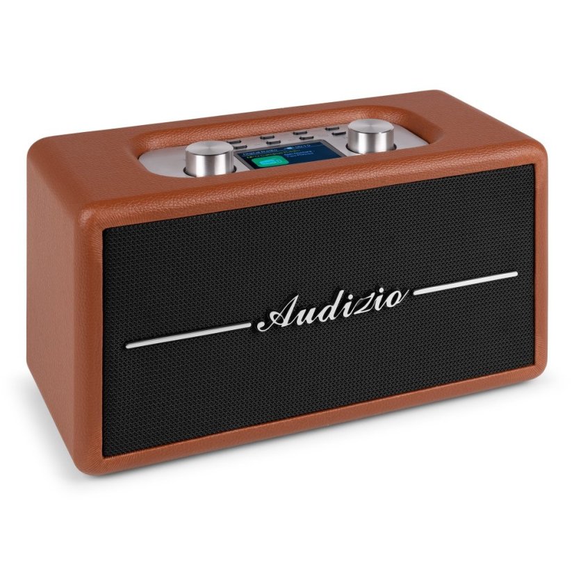 Audizio Tune60 DAB radio retro brown
