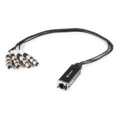 Power Dynamics CX192 Rozbočovač kabelu RJ45 na 4xXLR3F 0,7 m