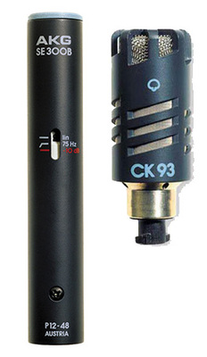 AKG CK93 + SE-300B video mikrofon do interieru