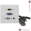 AV:link nástěnná zásuvka HDMI/VGA/USB/Jack 3.5mm