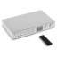 Audizio Bolzano Internet receiver with amplifier, DAB+ and CD player aluminium