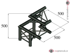 Trilock S-PAL-32 3-koncový rohový díl, levý