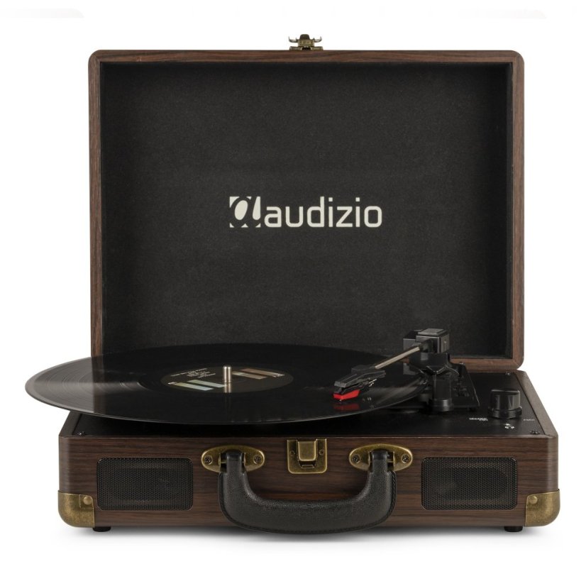 Audizio RP114W Record player briefcase wood