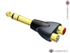 ProCab redukce CLP210 - Jack 6,3 M - 2x RCA F