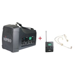 MIPRO MA-200 + MU-53HNS – náhlavní kardioidní sada, tělová