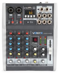 Vonyx VMM-K402 4-Kanálový mixážní pult s DSP