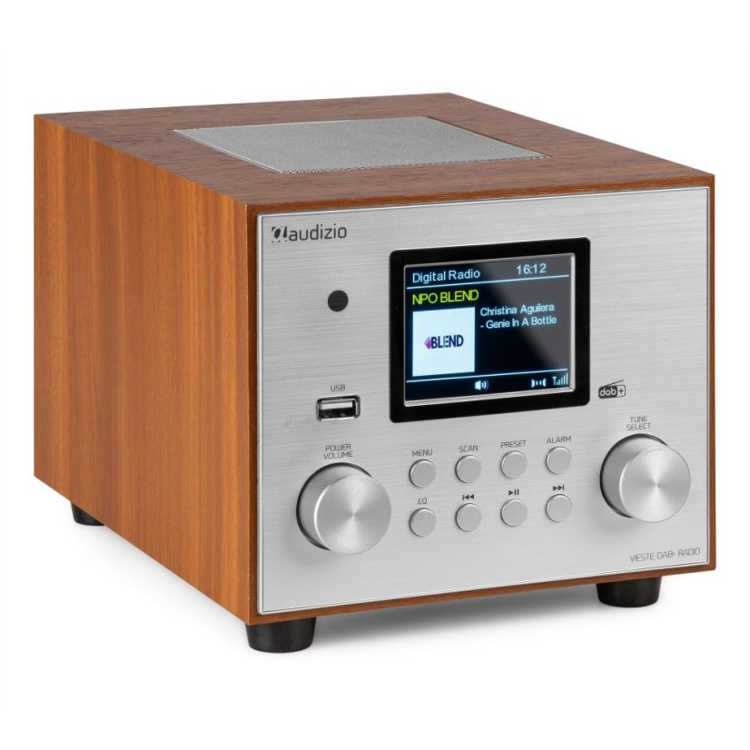 Audizio Vieste DAB+ Radio with subwoofer silver