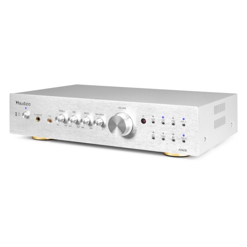 Audizio AD420A 4kanálový HiFi zesilovač Alu s optikou