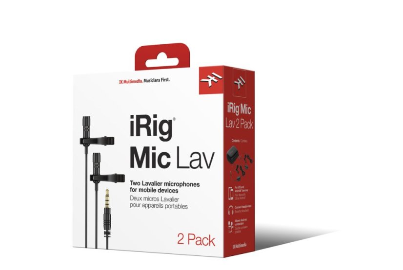 IK Multimedia iRig Mic Lav 2 Pack