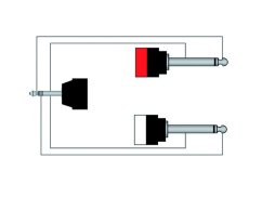 ProCab CLA713/3 - Jack 3,5 - 2x Jack 6,3 - 3m