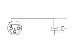 ProCab redukce CLP101 - RCA F - XLR F