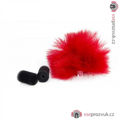 Rycote SPEC L Red (Lavalier Windjammer)