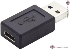 Adaptér USB 3.0 A/male - USB 3.1 konektory C/female