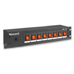 BeamZ PS08S Switch panel s 8mi zásuvkami