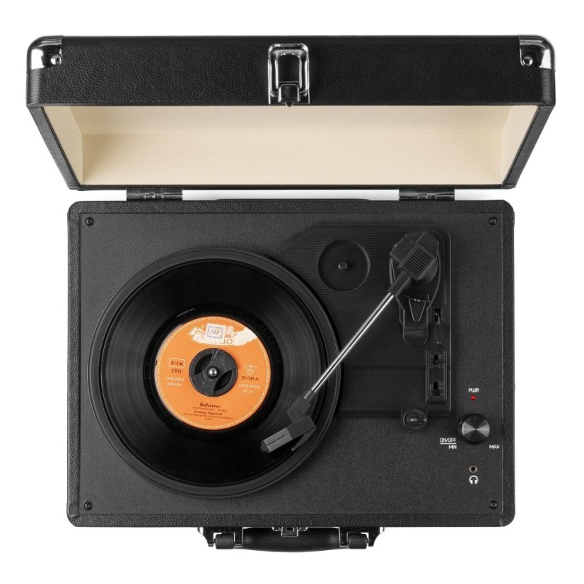 Audizio RP114BK Record player briefcase black