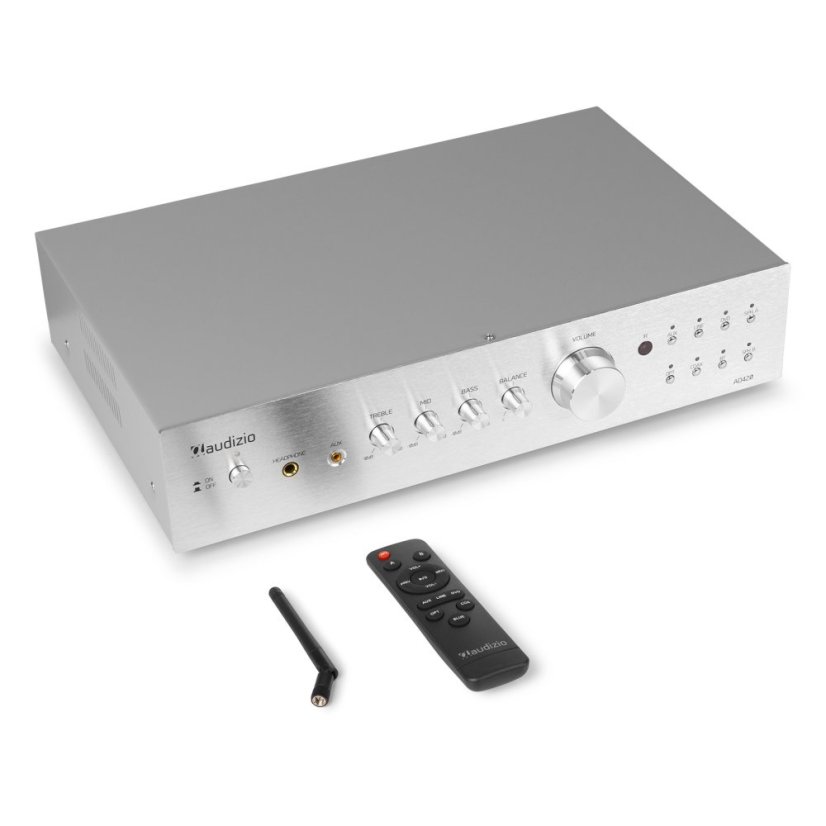 Audizio AD420A 4kanálový HiFi zesilovač Alu s optikou