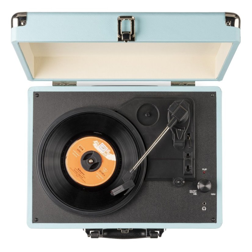 Audizio RP114BL Record player briefcase blue
