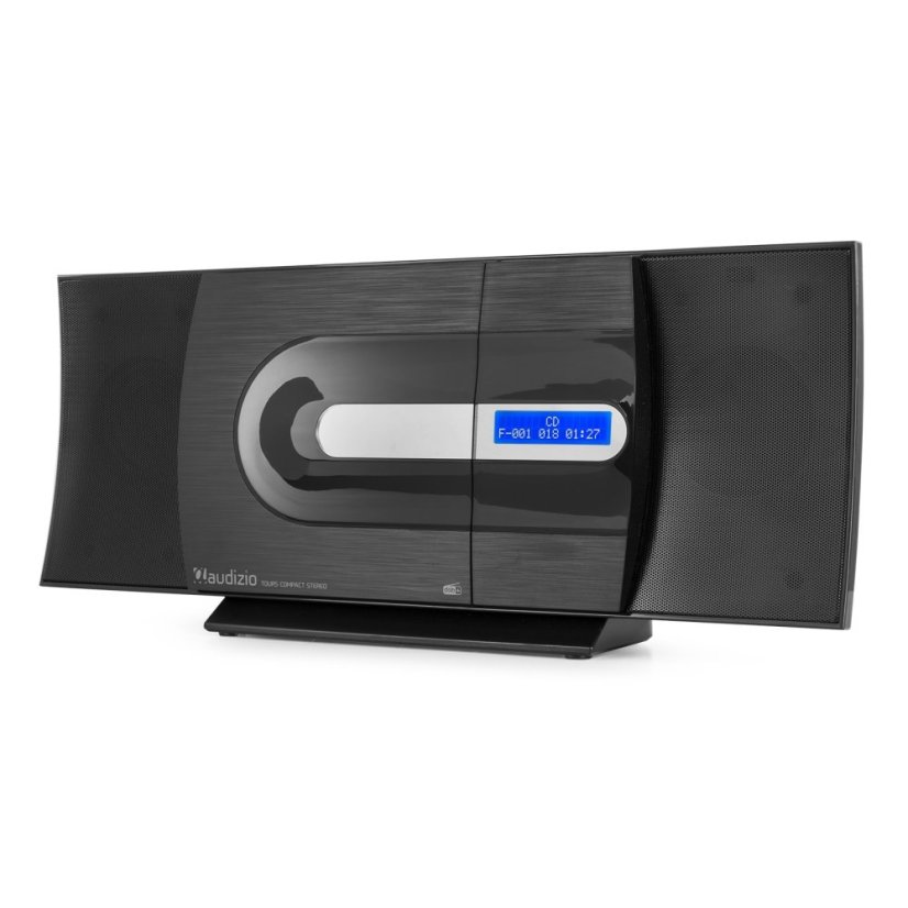 Audizio Tours Stereo HiFi System DAB+, Barva černá