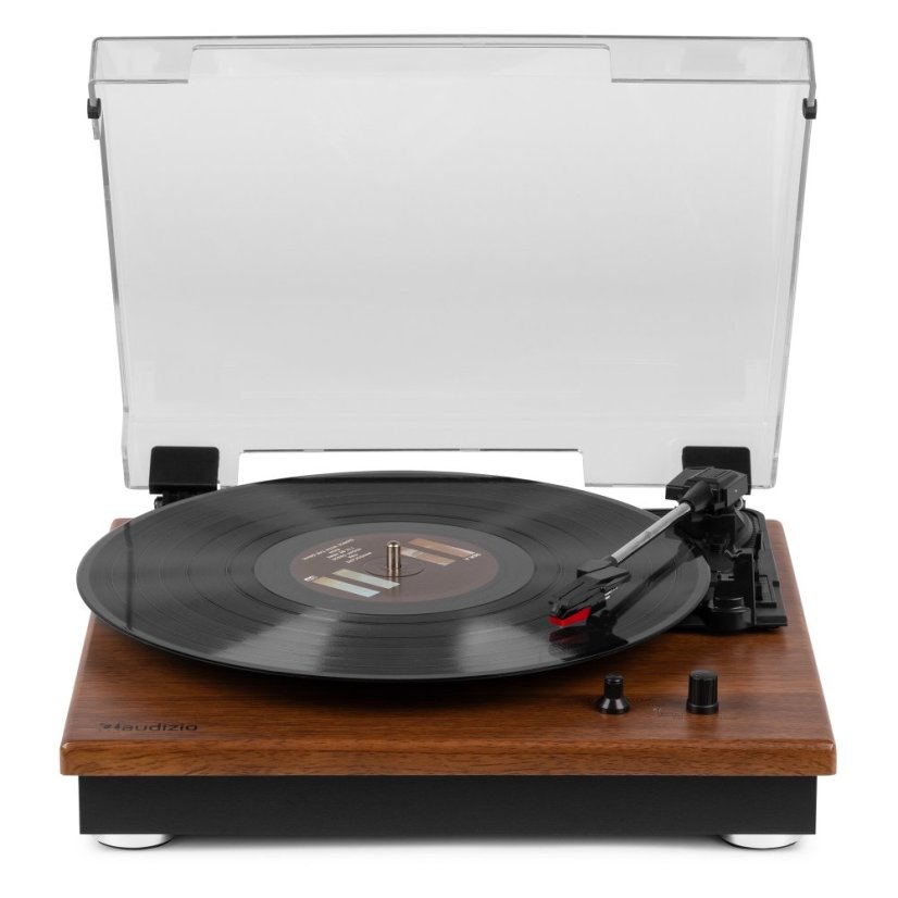 Audizio RP112L Record player BT in/out light wood