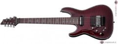 SCHECTER Hellraiser C-7 FR-S LH Black Cherry