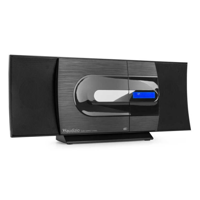 Audizio Tours Stereo HiFi System DAB+, Barva černá