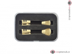Hide-a-mic Set 4 different holders in case, Beige