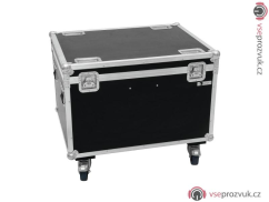 Roadinger Flightcase pro 4x LED THA-100F/THA-120PC na kolečkách