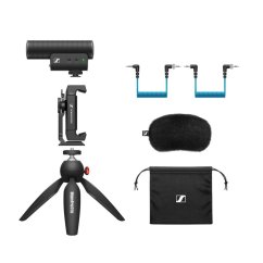 Sennheiser MKE 400-II Mobile Kit — směrový video mikrofon (sada se stativem)