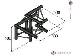 Trilock S-PAL-31 3-koncový rohový díl, pravý