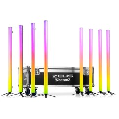BeamZ Zeus Tube Bar Set 8ks v přepravním kufru