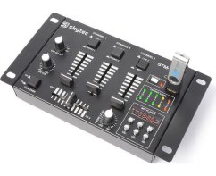 Skytec STM-3020 — 4kanálový DJ mixpult (USB MP3 přehrávač, 2 mikrofonní vstupy)