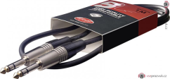 Stagg SAC1PS DL, kabel JACK/JACK, 1m